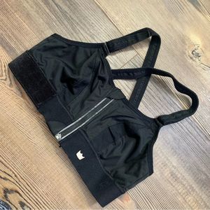 SheFit High Impact Black Sports Bra Medium